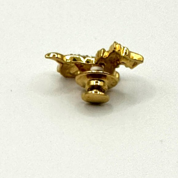 Vintage Swarovski Signed Crystal & Gold Scottie Terrier Dog Pin Brooch - Picture 6 of 7